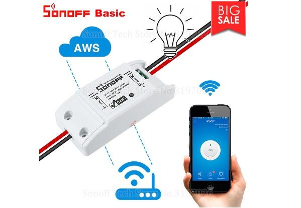Sonoff Basic WIFI SMART SWITCH -  WiFi  ()